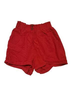Sienna Sky Red High Waisted Shorts